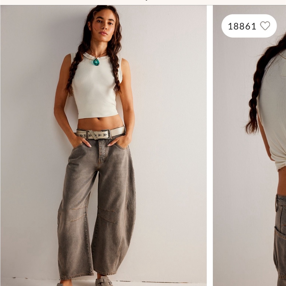 We the free good luck barrel jeans